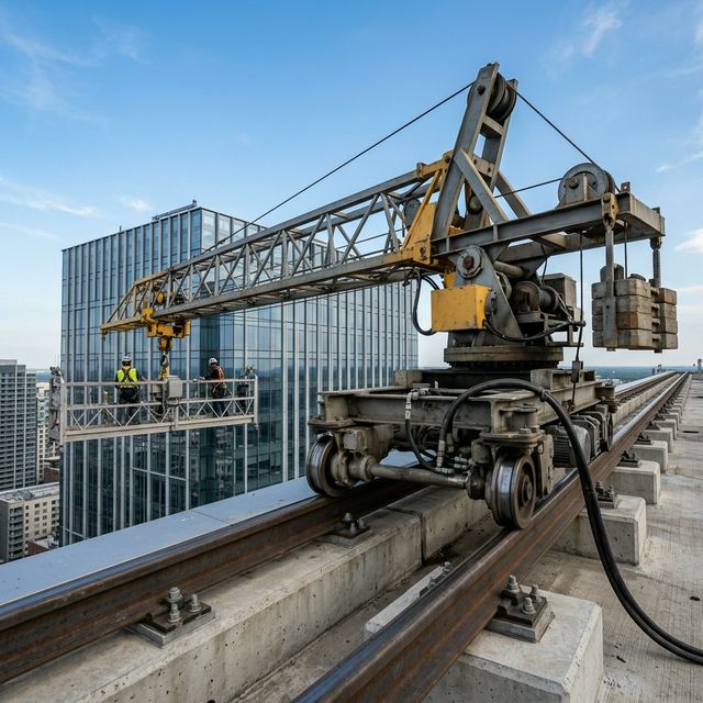 TM-40 Tek Bomlu Raylı Cephe Temizlik Sistemi - 23